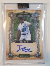 Jose Butto 2023 Wild Card 5 Card Draw Autograph 2/3 Auto card New York Mets