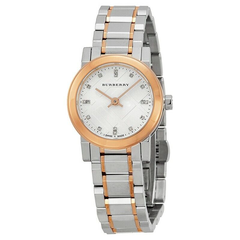 Burberry watch BU9214 Ladies Two Tone Grey Dial Diamond Burberry watch BU9214 Ladies Two Tone Grey Dial Diamond