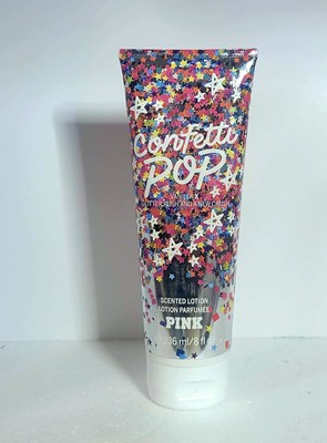 PINK CONFETTI POP Vanilla Glitter Rush and New Crush Scented Lotion (Pack 1)