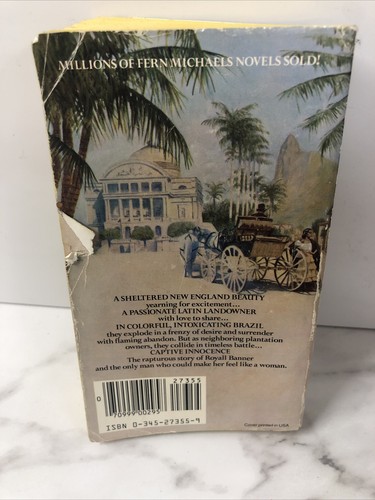 Captives Ser.: Captive Innocence by Fern Michaels (1981, Mass Market) - Picture 2 of 3