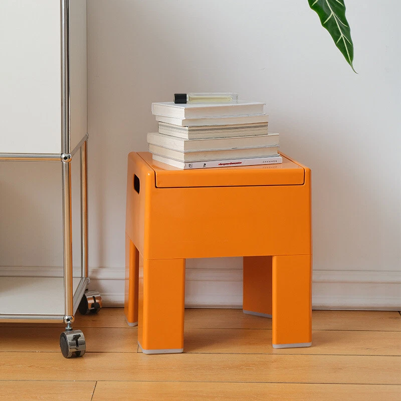Modern storage stool multi-functional storage stool Large capacity low stool - Image 3 of 4