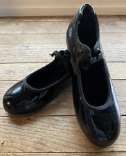 Star Tone Style 1218 Black Kids Tap Shoes Size Children  s 12W