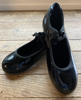 Star Tone Style 1218 Black Kids Tap Shoes Size Children s 12W