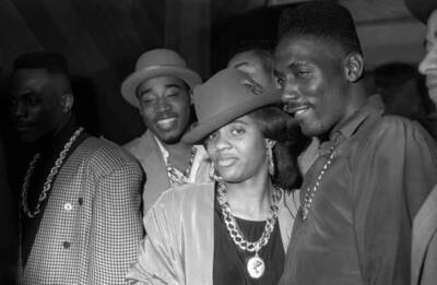 Sir Ibu, Positive K , MC Lyte and Big Daddy Kane attend MC Lyte's - Old Photo 1