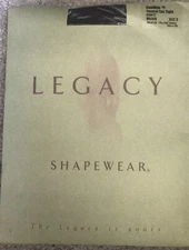 LEGACY SHAPEWARE COOLMAX CONTROL TOP TIGHT Size D Brown #A08477 - NEW