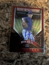 Bryan Hudson Signed 2015 Panini Elite Extra Edition Auto Rc Chicago Cubs # 83