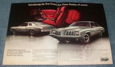 1973 Pontiac Grand Am Center-spread Color Ad Who In America Would Build... 1973 Pontiac Grand Am Center-spread Color Ad Who In America Would Build...
