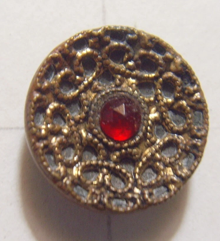 1800s antique museum grade collector assorted metal buttons lot 54064 - Image 4 of 4