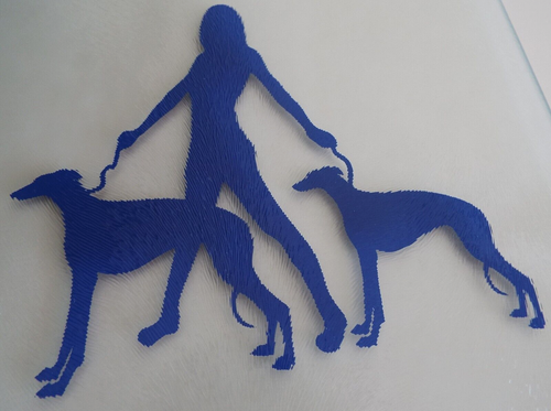 Greyhound, Dog, Cutting Board, Trivet, Table Decor, Kitchen, Home Decor - Picture 6 of 7