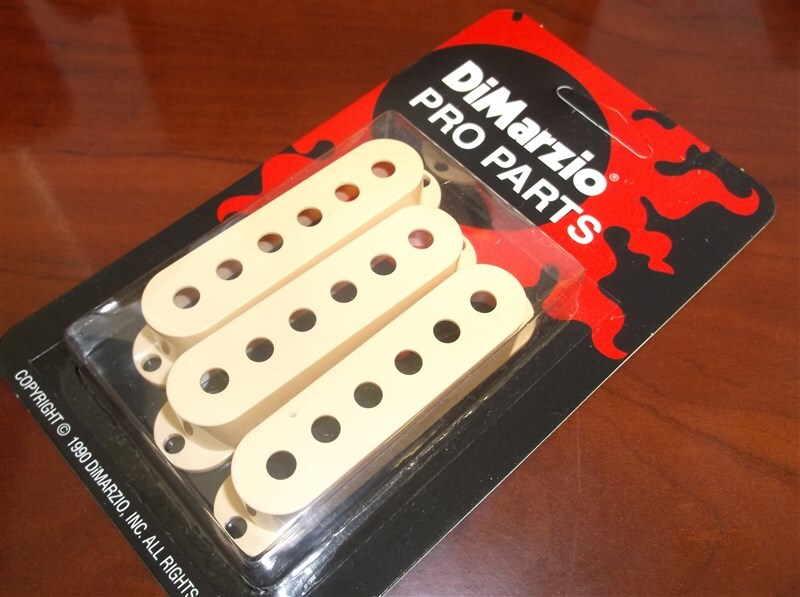 DiMarzio+Strat+Pickup+Covers+DM2001CR+Creme for sale online eBay