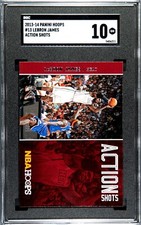 2013-14 Panini Hoops #13 LeBron James ACTION SHOTS SGC 10 GEM MINT