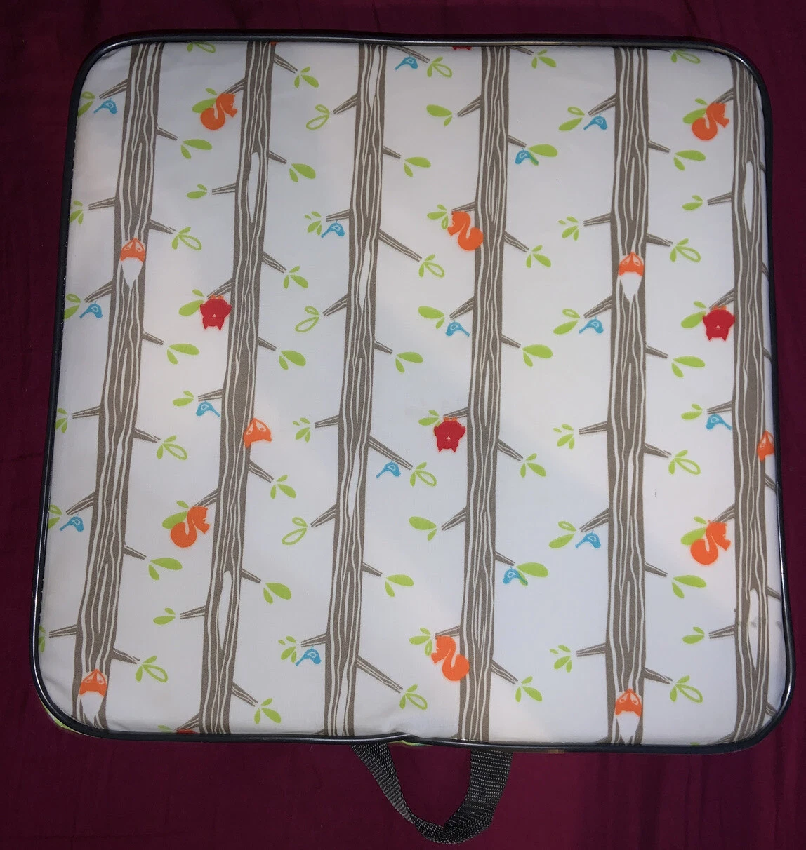 Luv Chicken Portable Booster Cushion w/ Forest Critters Cover NEW!!