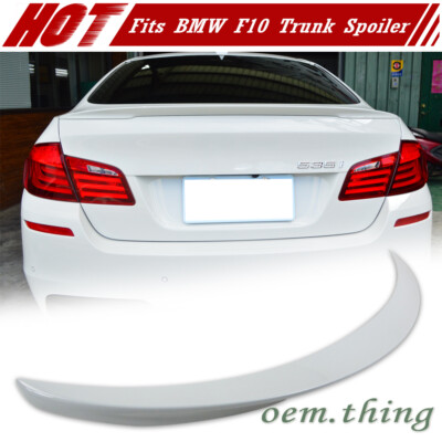 US 2011-2016 Fits BMW F10 5-Series Trunk Spoiler Sedan P Type Painted #300