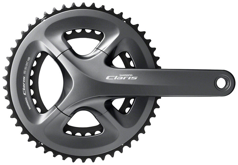 Shimano Claris FC-2000 Crankset - 165mm 7/8-Speed