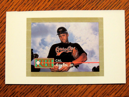 CAL RIPKEN JR. 1992' RBI MAGAZINE PANEL 4 X 6 CARD #17 ORIOLES HOF LEGEND