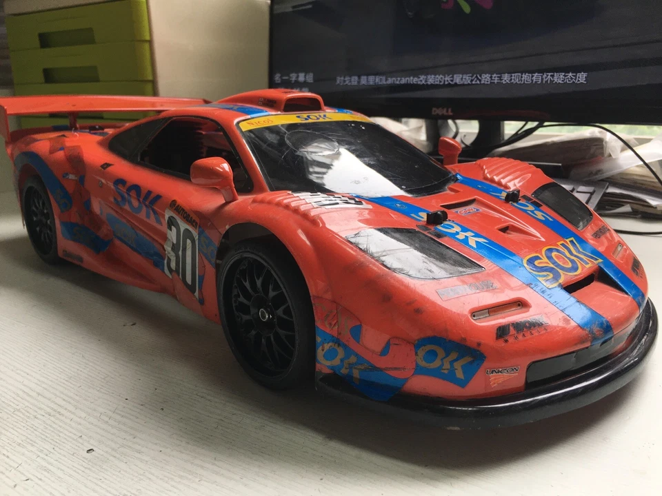 KYOSHO 1/10 R/C SUPERTEN FW03 SOK MCLAREN F1 GTR WITH HPI .12 ENGINE - Image 2 of 4