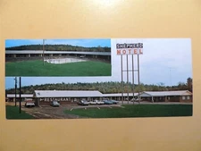 Shepherd Motel & Restaurant Calhoun Georgia vintage oversized postcard 