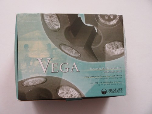 Vega Battery Rechargeable 24 LED Umbrella Light Wireless Up To 30,000 Hours Use