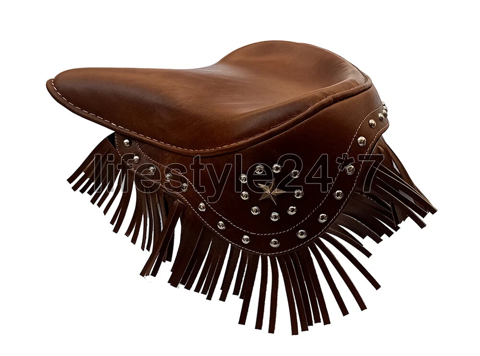 Indian Chief Scout Drifter 800 1500 Gilroy Roadmaster Leather Seat Brown Tan Foto 2 de 4