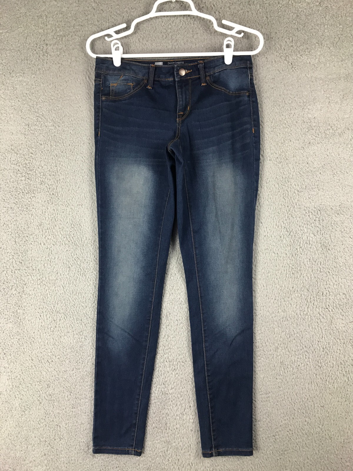 Mossimo Denim Legging Womens Mid Rise Stretch Blue Jeans Size 2 30X30
