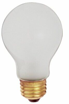 6 Pack SHATTERPROOF Light Bulb A19 Clear Glass 60 WATT Incandescent Bulb Shatter Resistant Rough Service Light Bulb 60 WATTS A19 Shape Clear Glass 