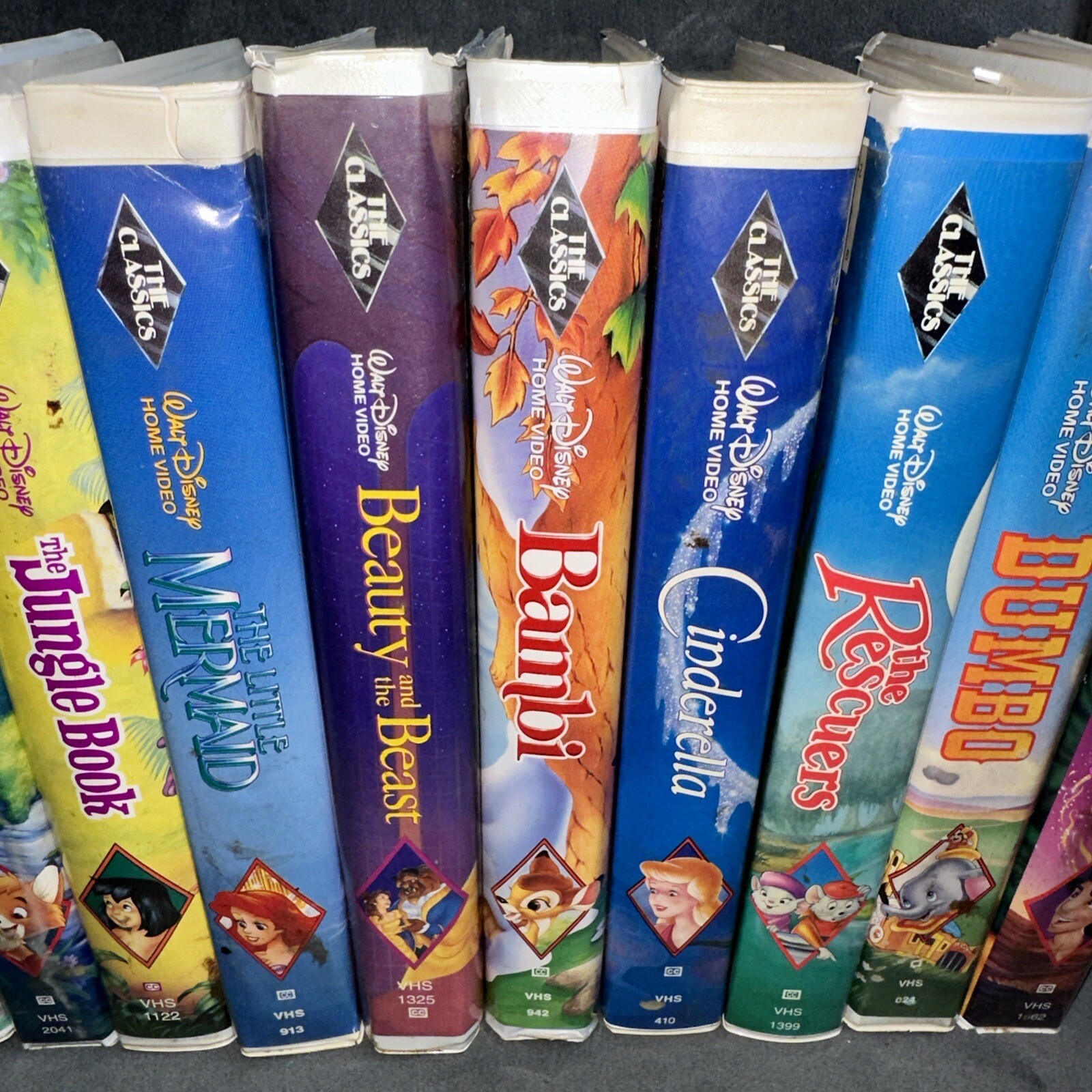 Lot of 11 Walt Disney Black Diamond VHS Tapes eBay