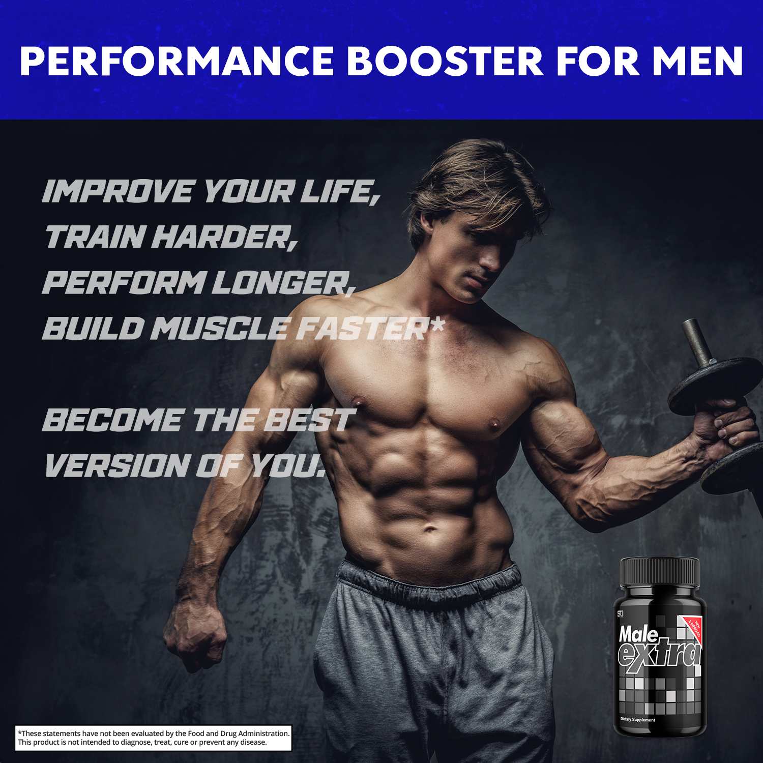Male Extra Performance Supplement, MaleExtra for Enhancement 60 ...