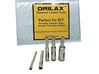 Drilax⢠5 Pcs Diamond Drill Bit Set 3/16, 1/4, 5/16, 3/8, 1/2 - Wet Use F on sale Drilax⢠5 Pcs Diamond Drill Bit Set 3/16, 1/4, 5/16, 3/8, 1/2 - Wet Use F on sale