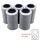 5 Pcs Oil Filter W/o-rings For Sea-Doo BRP 130hp 300hp GTI RXT RXP GTX 420956741
