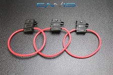  3 16 GAUGE ATC FUSE HOLDER IN-LINE AWG WIRE COPPER 12V BLADE WATERPROOF EE