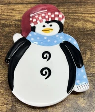 Holiday Penguin Trinket Dish Bella Casa By Ganz