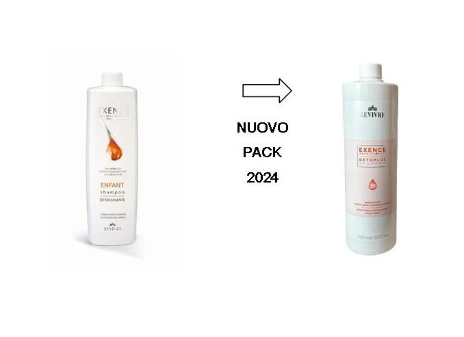 Shampoo Detossinante Revivre 1000 ml. senza dispenser e dosatore