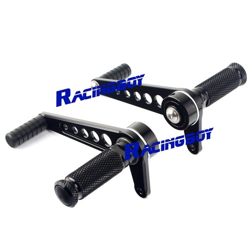 UNIVERSAL REARSETS FOOT PEGS BOBBER CAFE RACER FOR HONDA CB350 CB450 CB550 CB750 - Picture 5 of 10