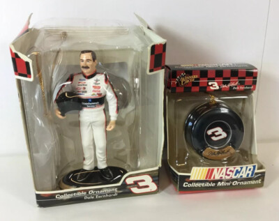 Winners Circle NASCAR Dale Earnhardt #3 Racing Ornament Dale Figure & Race Tire