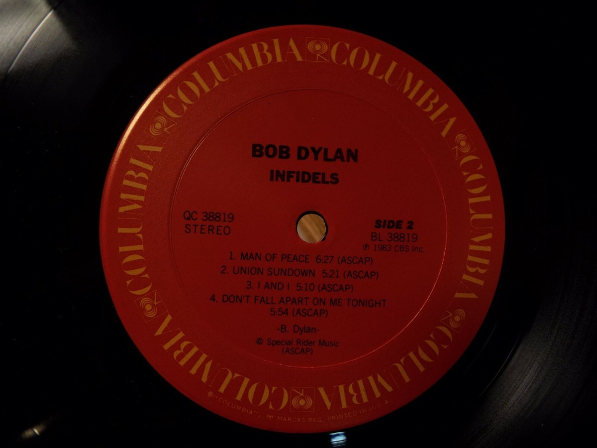 BOB DYLAN INFIDELS 1983 LP VINYL ALBUM | eBay