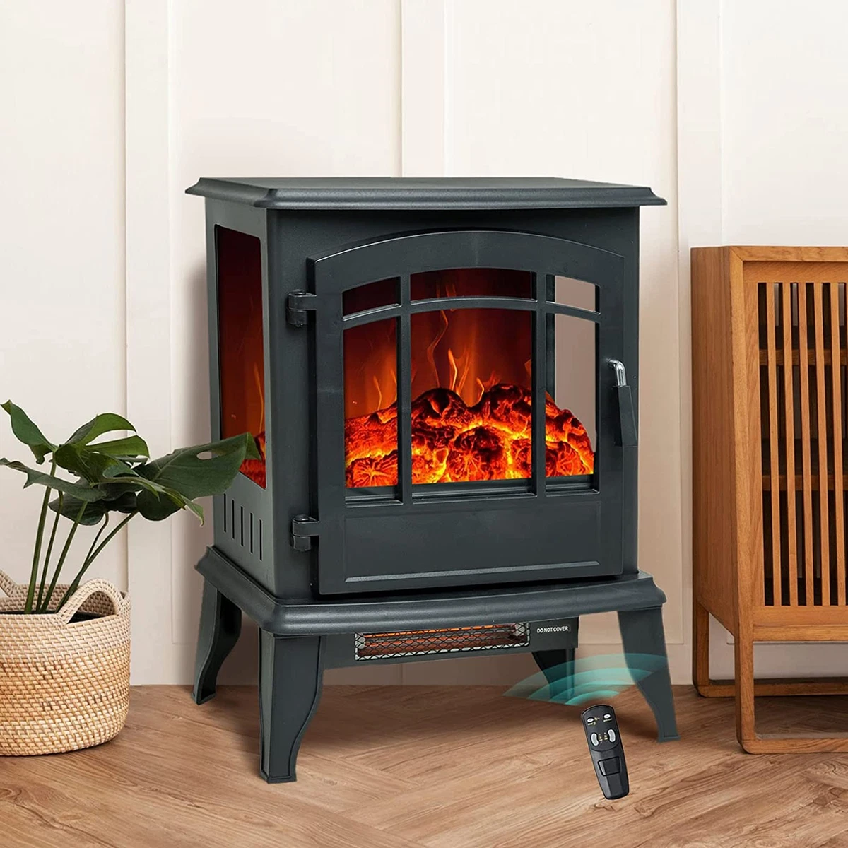 Portable wood fireplace cheap