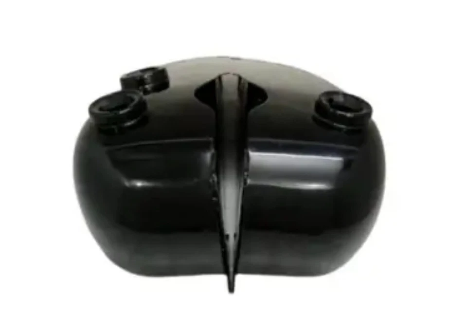 APTO PARA Indian Chief Scout Civil Militar Posguerra Tanque de Gasolina de Acero Negro Foto 2 de 4