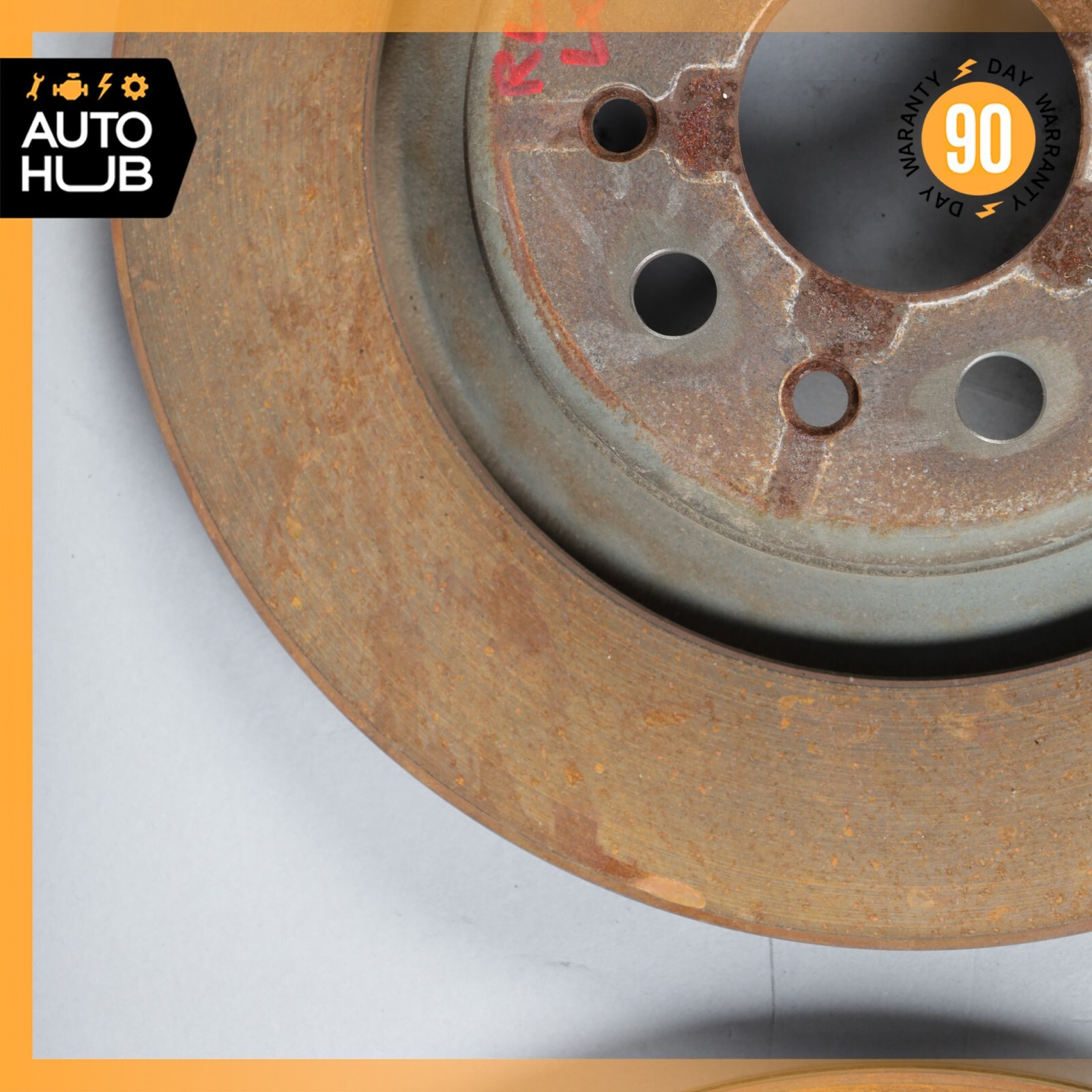 17-20 Maserati Levante M161 Rear Brake Rotors Disc Left and Right Set OEM 44k
