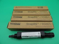 Lot of 5 Generac SnapRS RS801 Inline Disconnect Device Backup Generator