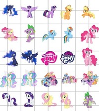 Little Pony  Waterslide Finger Nail Decals Instructions Bonus (set of 50) KC