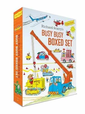 Richard Scarry's Busy Busy Boxed - Board book, by Scarry Richard - Very Good