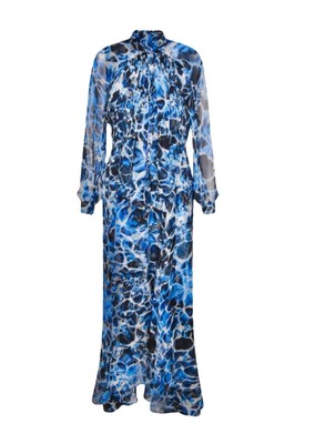   Marina Rinaldi By MAX MARA  Long Silk Dress 27_FR50_IT54