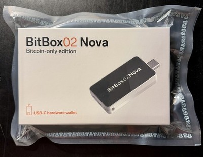 BitBox02 NOVA Bitcoin-Only, Bitcoin Hardware wallet, Weiß