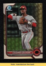 Marketplace image: 2022 Bowman Draft Chrome Superfractor 1/1 Leonardo Balcazar #BDC-91 READ 0c3e