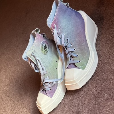Converse Chuck Taylor All Star High Top Platform Lace-Up Gradient Sneakers