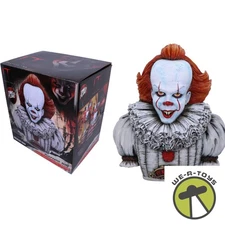 IT Chapter 2 Pennywise Bust White 12 Inch Nemesis Now Officially Licensed