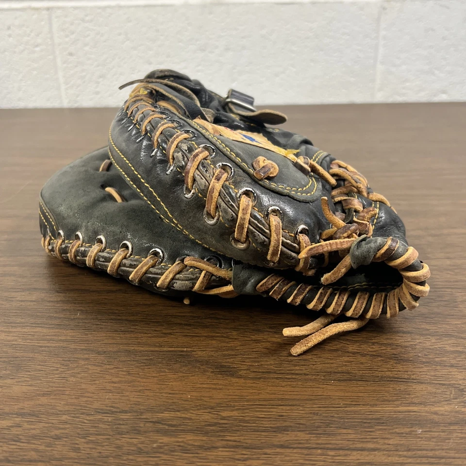 Guante canguro NOKONA LM450 de colección de cuero negro para receptores de béisbol EE. UU. DERECHO Foto 4 de 4