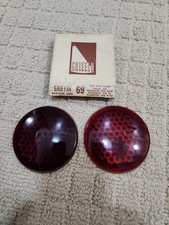 1934 1935 1936 Dodgeplymouth Rear Tail Light Lenses - Original Nos 2 Lens