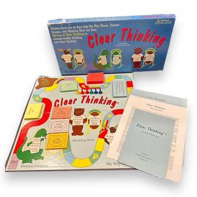Clear Thinking Board Game- Franklin Learning Systems 2000