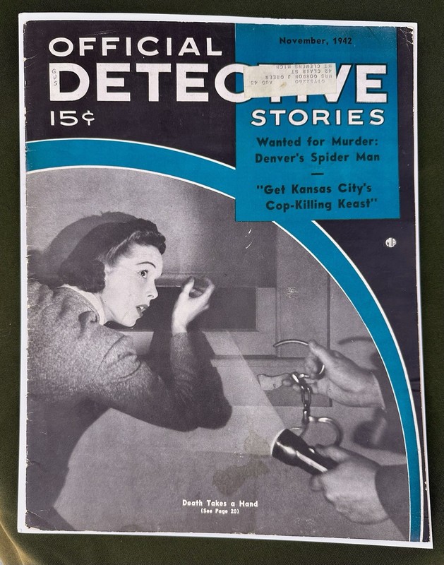 Detective Stories Magazine 1942 LAPD Kansas Stories